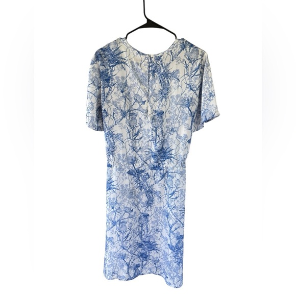 Cedric Charlier Toile Printed Drawstring Dress - Picture 5 of 14